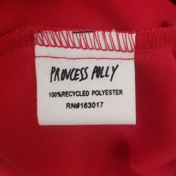 NWT Princess Polly Red Emily Mini Dress 12 - Picture 6 of 8